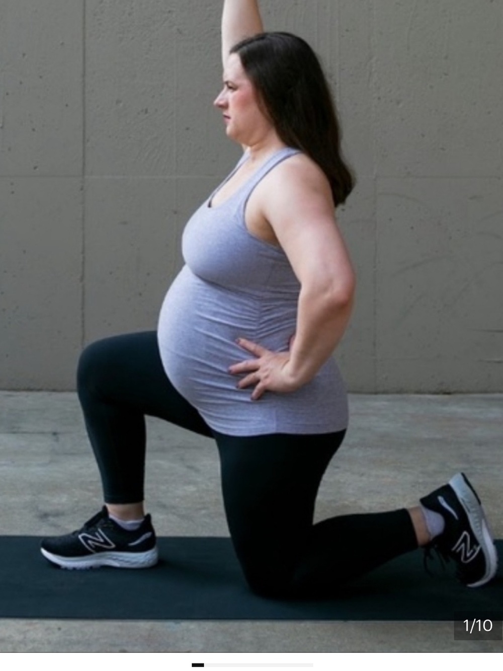 Spacedye Bases Covered Maternity Wild Wisteria Glacier Size M